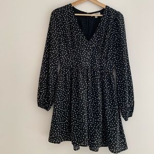Black and white 90s- style dress Sz Sm